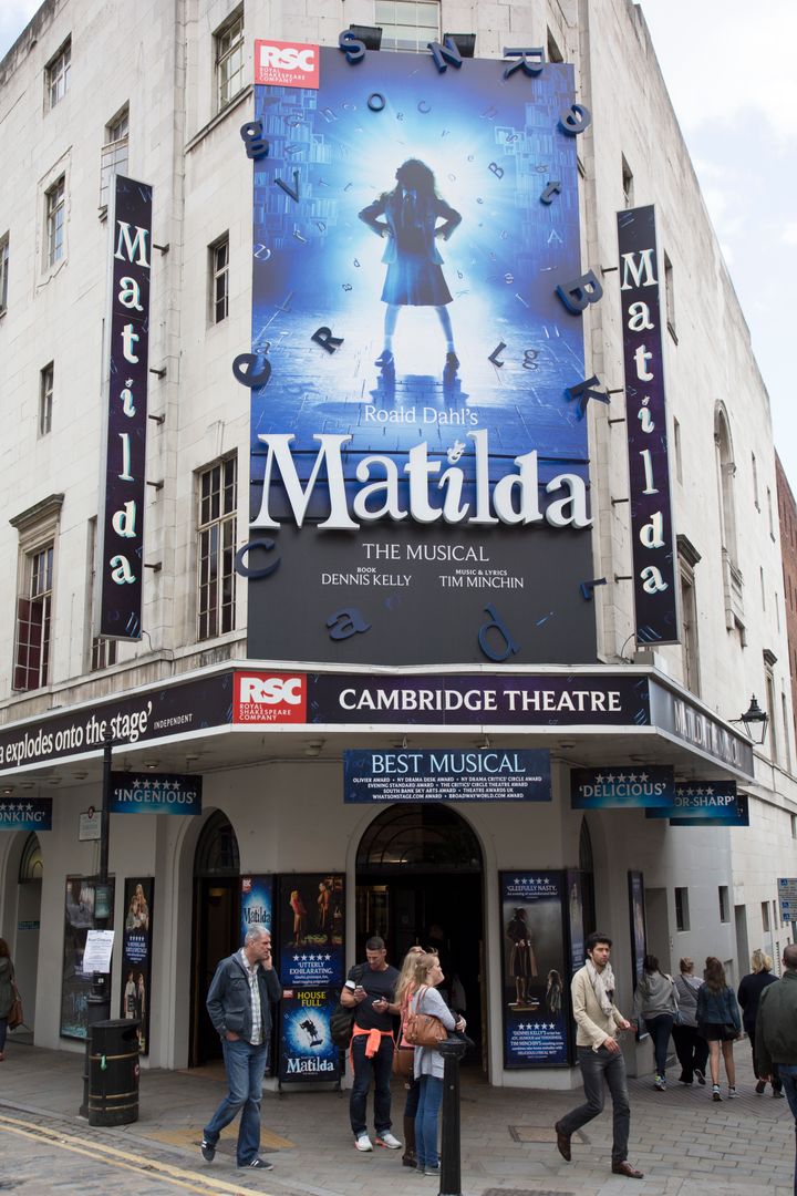 Banned teacher Sarah Barton went to see Matilda on the West End with the pupil