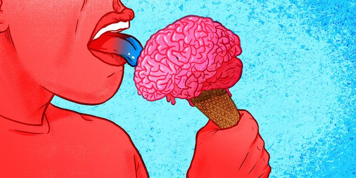 We all scream because we have brain freeze after we eat ice cream. 