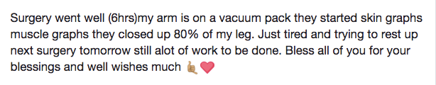 Kawika Matsu’s Facebook post of today, August 9, 2017.