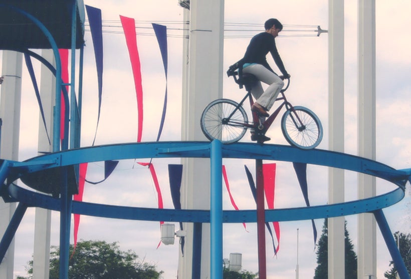 Riding high in the sky at the Pacific Science Center