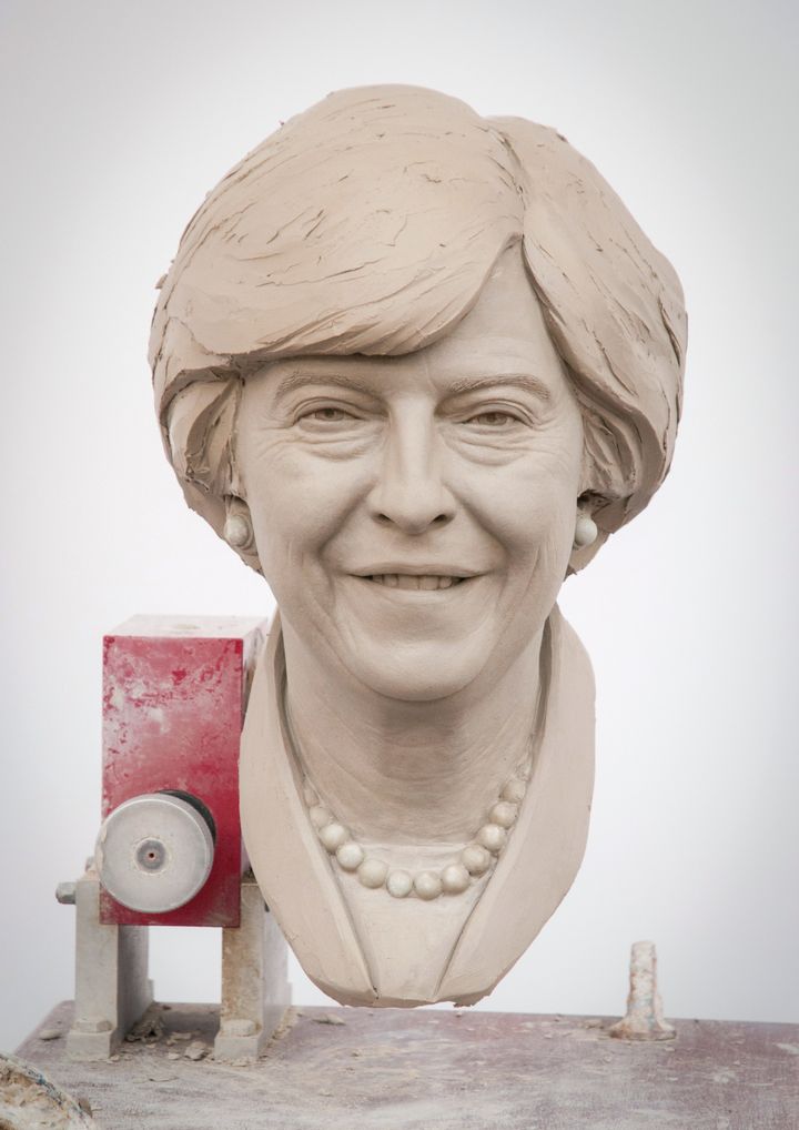Madame Tussauds in London has given a sneak peak at its wax figure of Theresa May