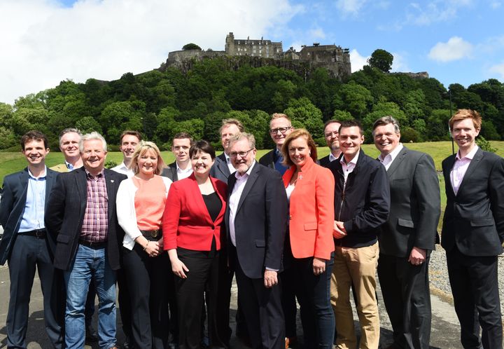 Ruth Davidson with Scotland's Tory MPs 