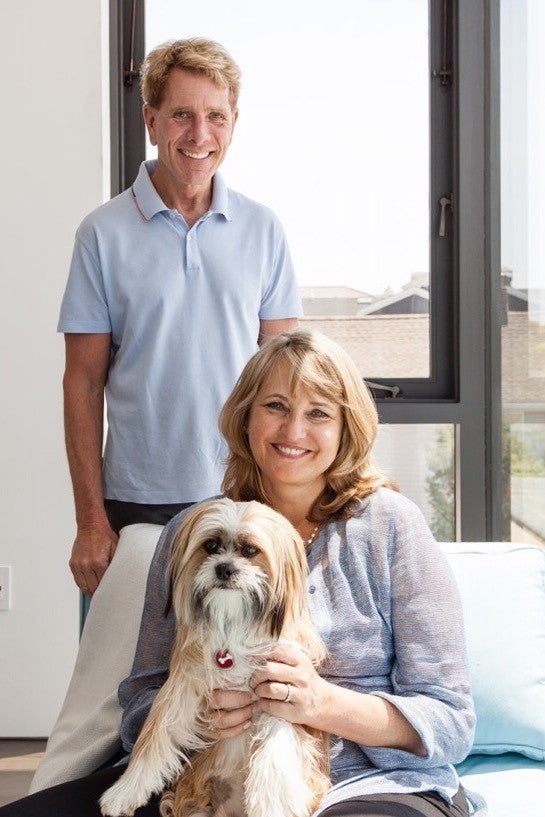 Valari and RC Staab with their adopted dog, ‘Jack’