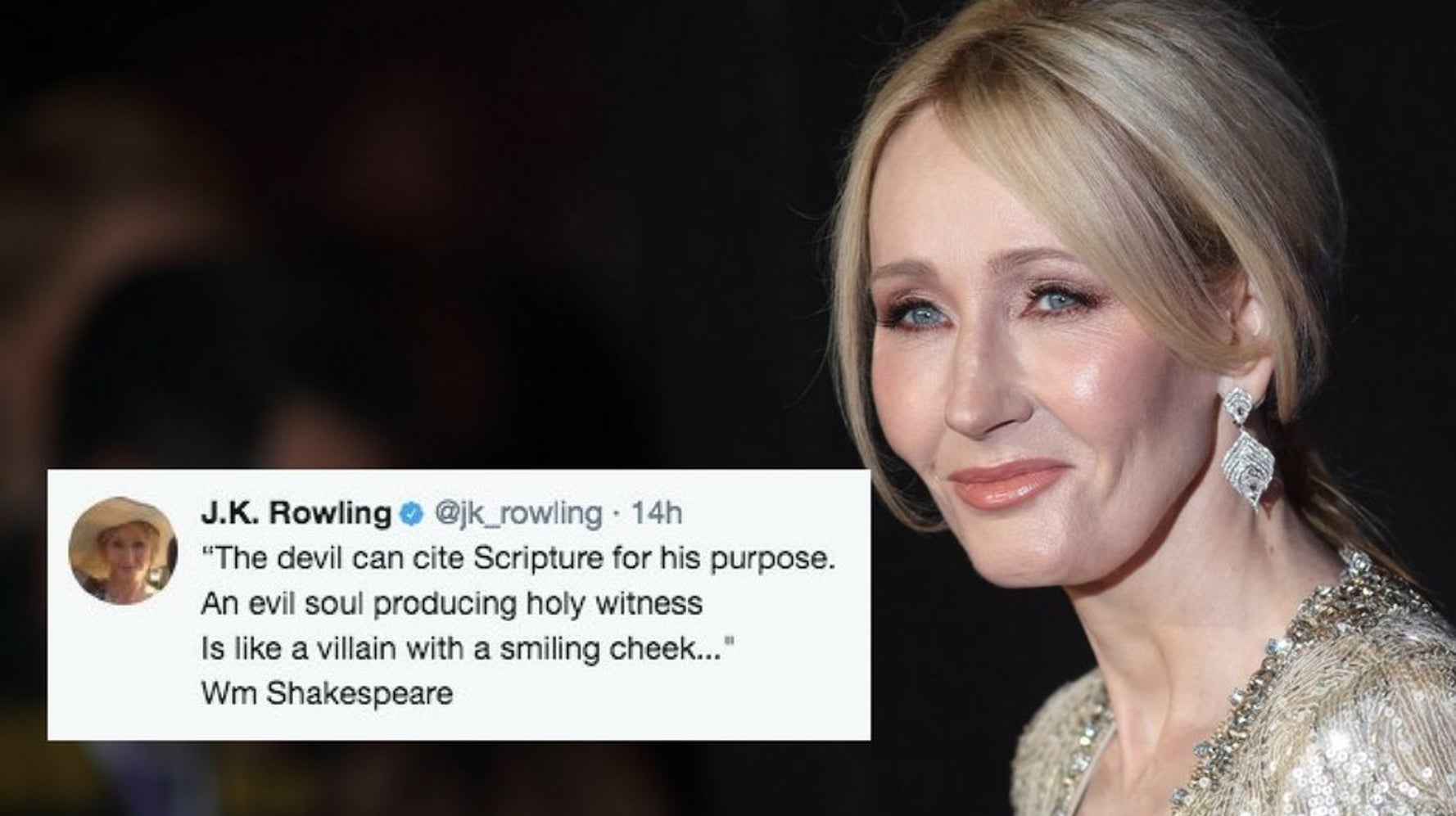 Of Course J K Rowling Had A Literary Response To Pastor Supporting Trump S Fire And Fury Huffpost