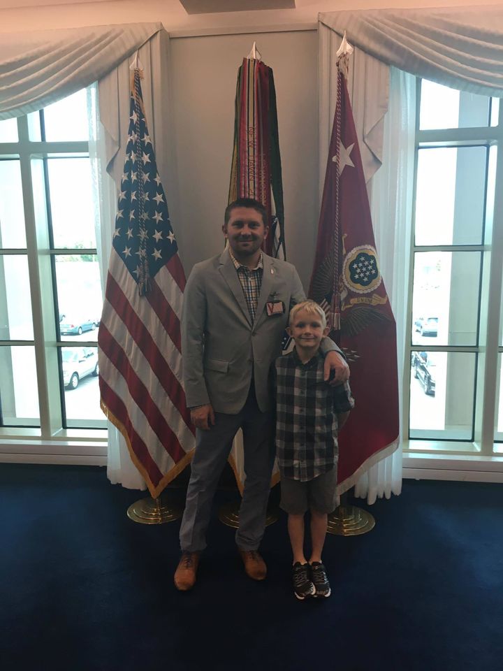 Ryan and Dad in the Secretary of the Army’s office