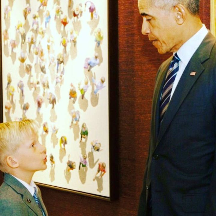Ryan meeting President Obama for the second time.
