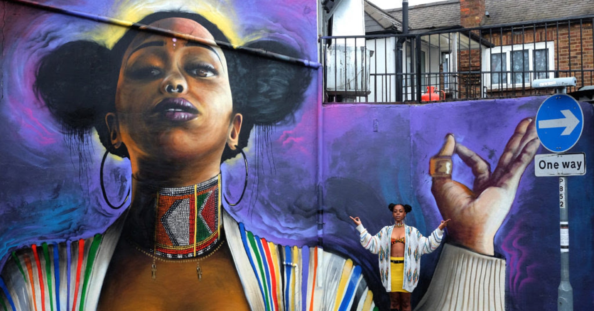 This UK Artist Is Paying Tribute To Black Women Through Street Art