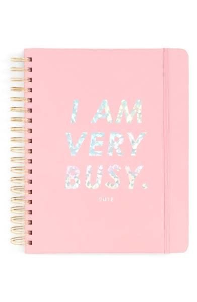 I Am Very Busy 17-Month Hardcover Agenda $32
