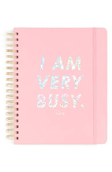 I Am Very Busy 17-Month Hardcover Agenda $32