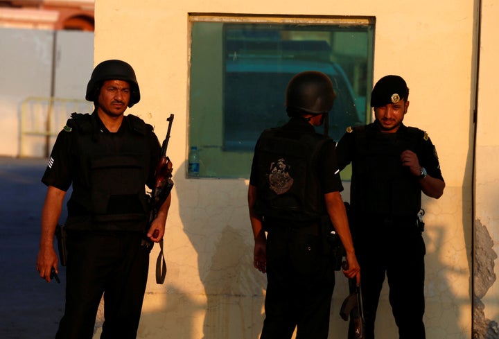 Saudi forces in Awamiya on August 9, 2017. The campaign against the neighborhood of Mosawara began on May 10.