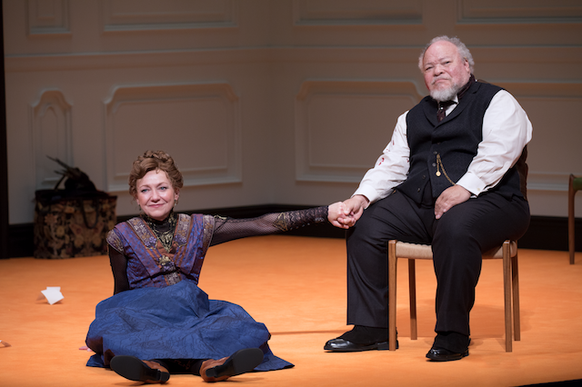 <p>Julie White and Stephen McKinley Henderson in “A Doll’s House, Part 2”</p>