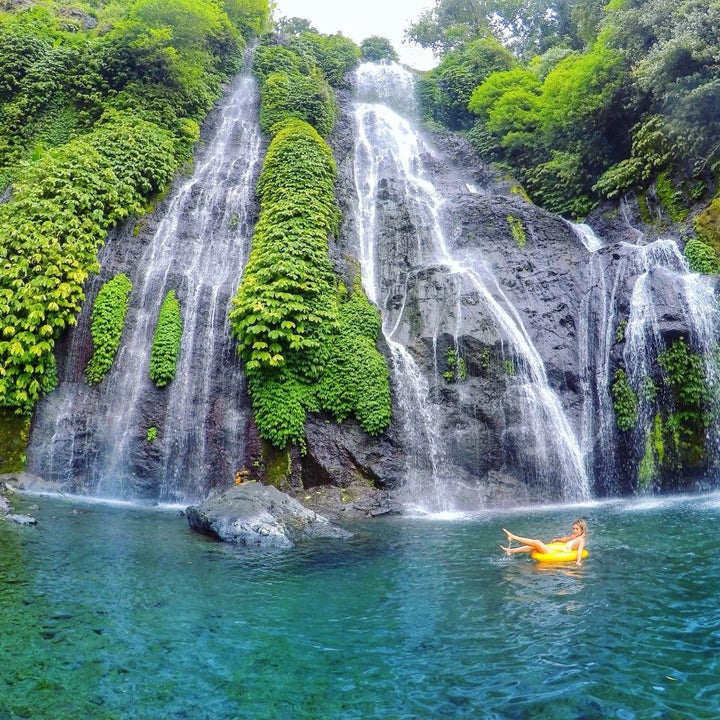 <p>You know it’s a secret spot when there’s no one else in the water!</p>