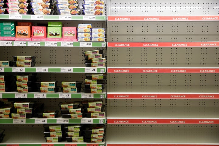 UK supermarkets have rushed to withdraw affected egg products (file photo)