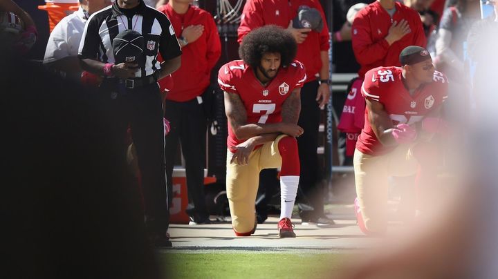 Kneeling in silent protest has been labeled “political,” or “too political,” but actual political activity by NFL owners fails to be disqualifying.