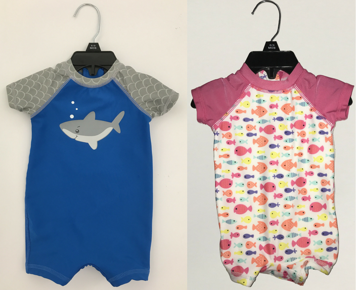 The recall affects swimsuits from the brand Wave Zone ― specifically the one-piece, zip-back swimsuit for newborns, infants and toddlers.