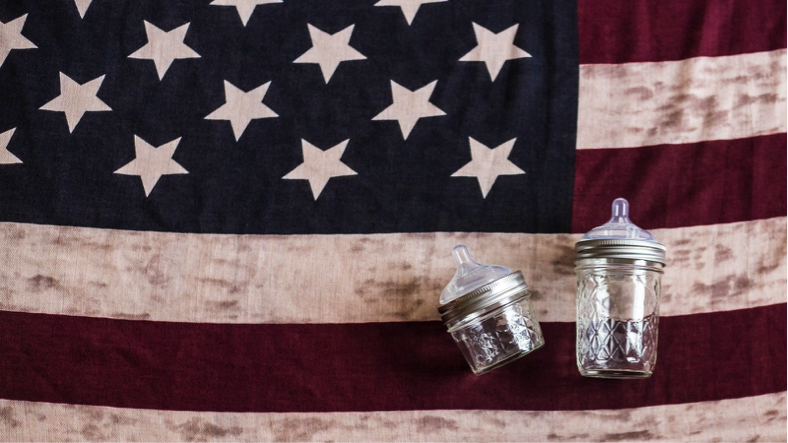 Both the Toddler Tumbler and The Original Mason Bottle are 100% Made in the USA.