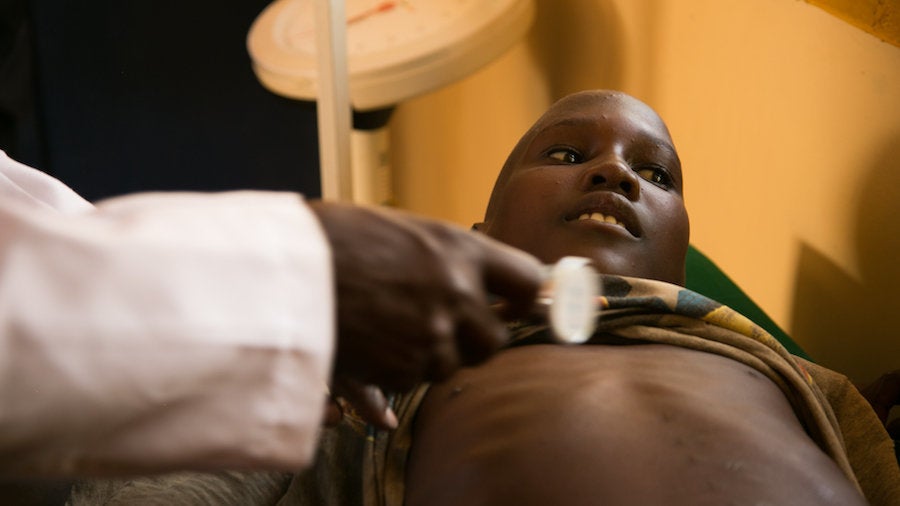 Before arriving at the kala azar clinic in Kacheliba, Pkorkor Lomerilima initially went to a traditional healer, who mad