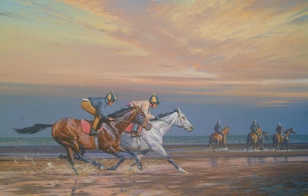 Peter Smith (British, 1949), ‘<strong><em>Deauville</em></strong>’, Oil on canvas, 24” x 30”, $8,500