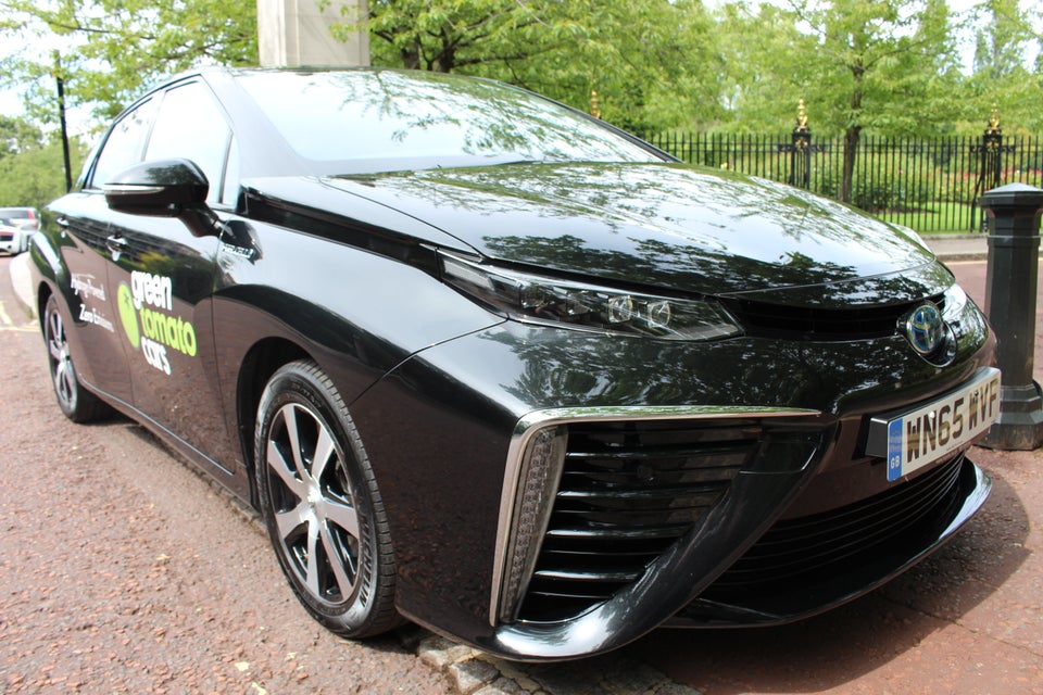 Hydrogen Cars Water Is The Only Emission Of Fuel That Could The Only Emission From Toyota Mirai Is Water Large Intake Outlets Are Shown Here