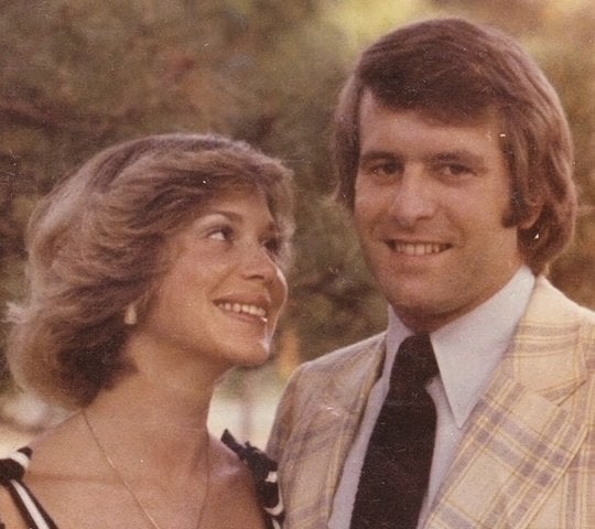 Michael King and his wife, Susan King, now Susan DeRamus, in the mid-1970s.