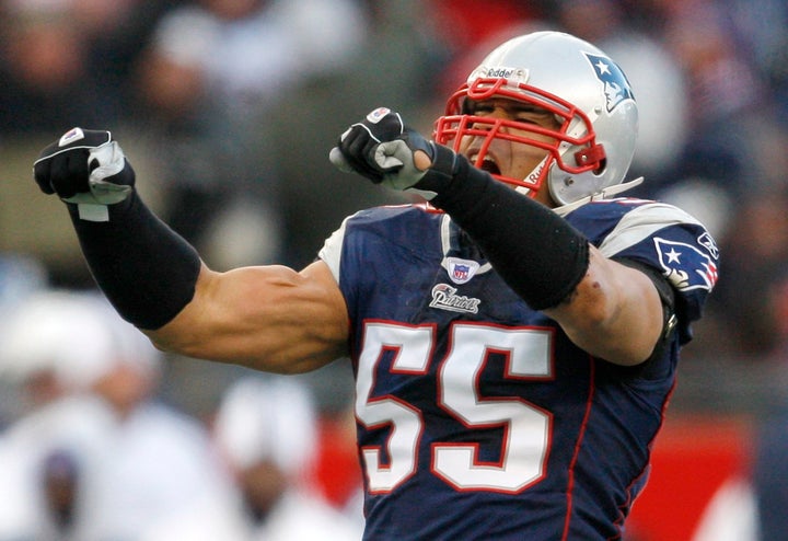 NFL player Junior Seau in 2008. The star died by suicide in 2012; brain specialists later determined he had CTE.