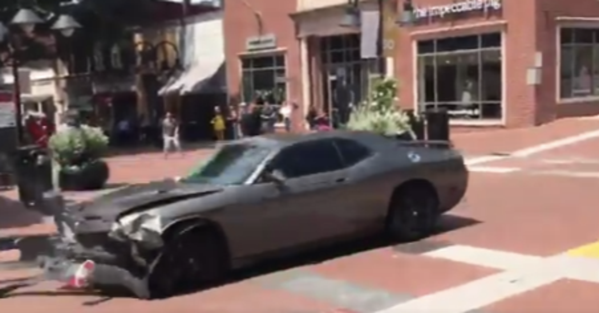 Car Plows Into Crowd At Racist Rally In Charlottesville