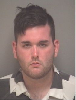 James Alex Fields, 20, was arrested Aug. 12 and charged with second-degree murder after a car plowed into a crowd of anti-racist protesters in Charlottesville, Virginia, killing one and injuring 19 others.