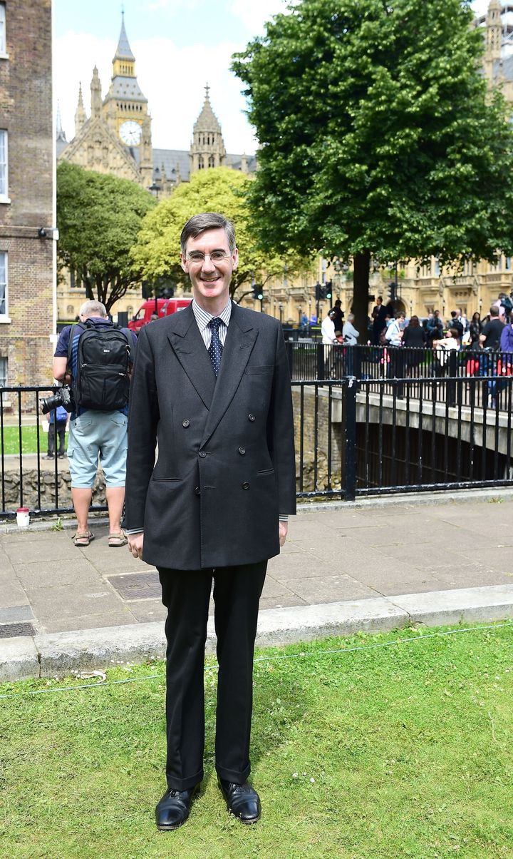Jacob Rees-Mogg has distanced himself from the suggestions