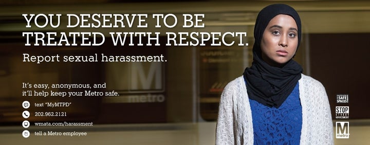 Report sexual harassment on the Metro system in Washington, D.C.