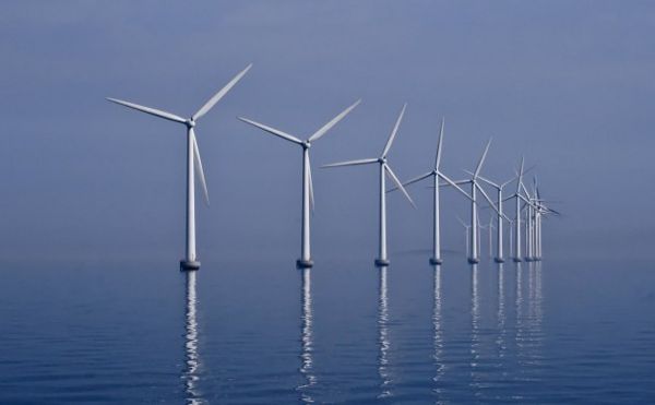 Wind turbines off the Danish island of Samsø