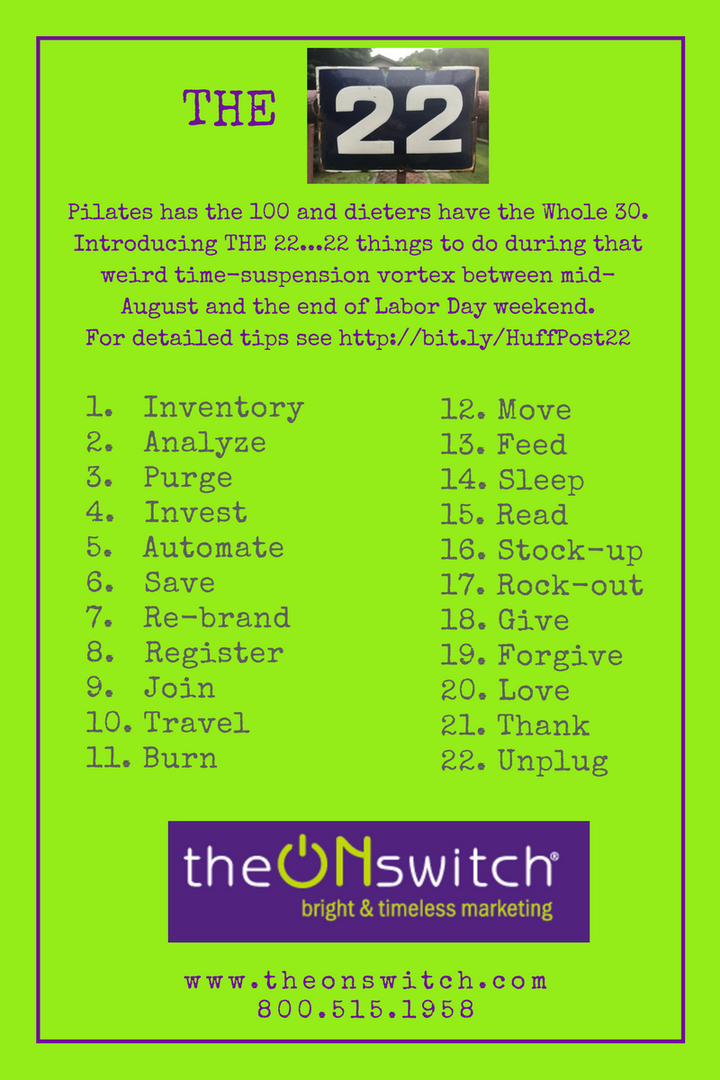 <p>Feel free to print out and hang on your wall (or just leave it on your desktop as a reminder)! </p>