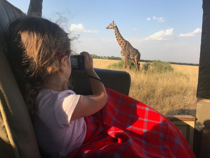 A relatively inexpensive Nikon Coolpix camera kept our daughter involved in the experience and captured some great shots of a