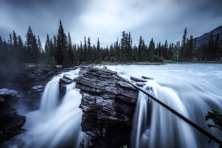 <p>After the storm at Athabasca Falls. Power. </p>