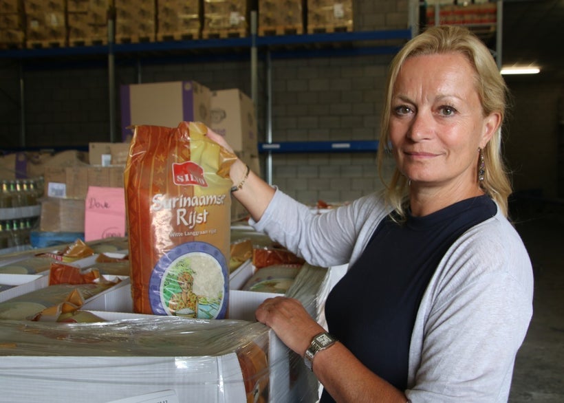 Margje Polman Tuin, intake manager at the Amsterdam Food Bank: “<em>nationwide, many Dutch food banks tirelessly educate cons