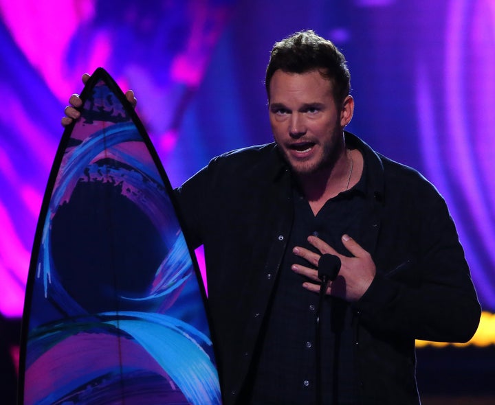 Chris Pratt at the 2017 Teen Choice Awards.