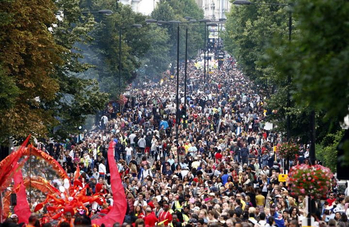 Notting Hill Carnival attracts around two million attendees a year