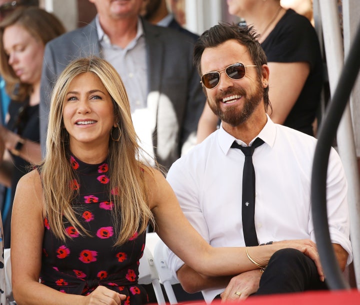 Jennifer Aniston and Justin Theroux.