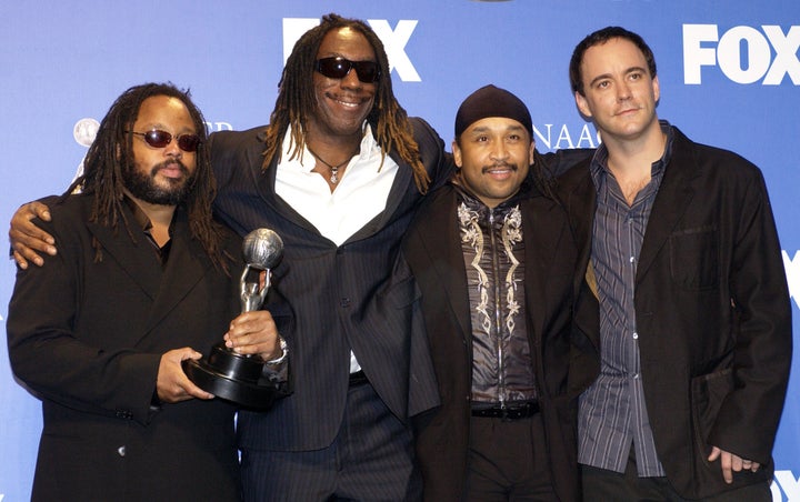 Members of The Dave Matthews Band were honored at the NAACP Image Awards in 2004 for their efforts to utilize their professio