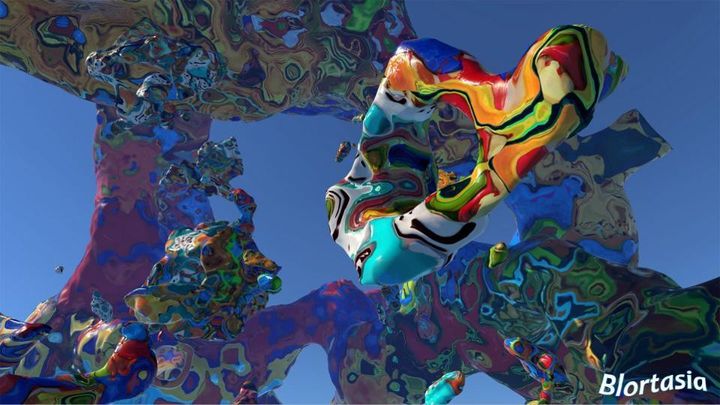 Blortasia, an abstract immersive virtual world by Academy Award winning VFX artist Kevin Mack.