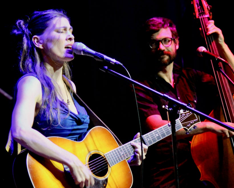 Ruth Moody (left) performs with Sam Howard during a show with her other band at Denver’s Swallow Hill on June 23.