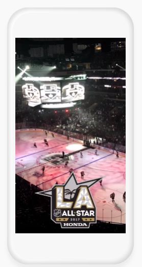 Honda offered a Snapchat geofilter during it’s sponsorship of the NHL All-Star Game.