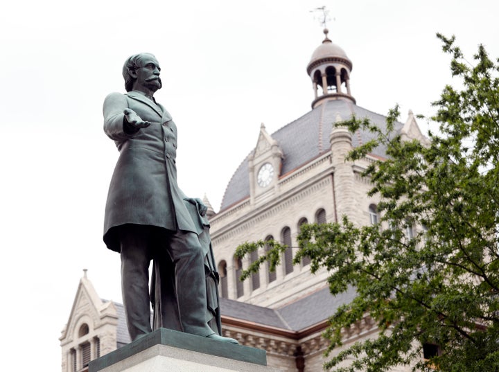 Lexington Mayor Jim Gray wants the statue of John C. Breckinridge, a former U.S. vice president and Confederate war secretary, removed from outside the city's historic courthouse.