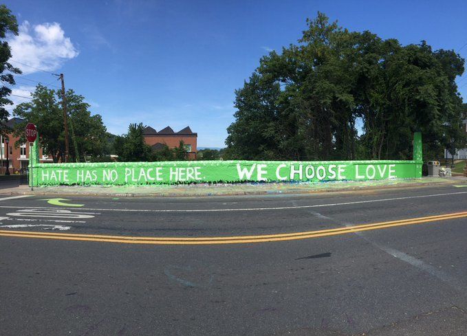 Beta Bridge, the notable bridge on the UVA campus that frequently touts messages of hope and humor, immediately opted to comment.