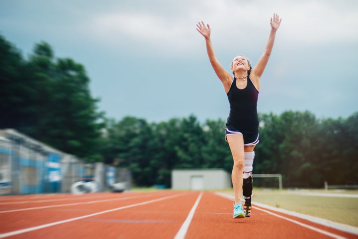 Parker told HuffPost Grace is undergoing treatment for osteosarcoma while still training for a 5K.