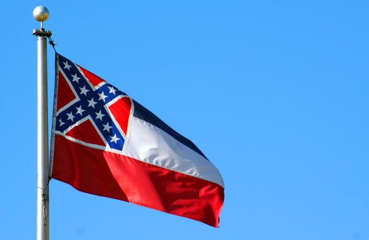 The Mississippi state flag.