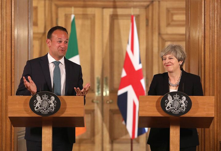 Irish Taoiseach Leo Varadkar is reported to have wanted a sea border with the UK - something rejected by the British.