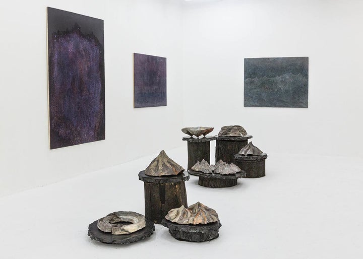 <p><em>Topographies</em>: Installation view</p>