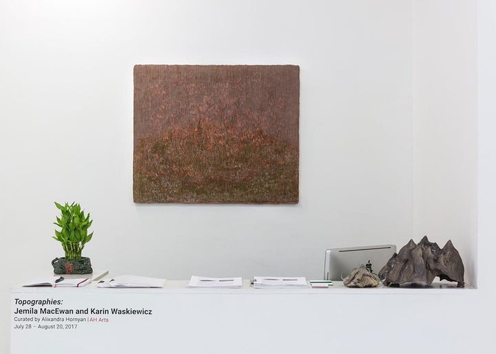 <p><em>Topographies</em>: Installation view</p>
