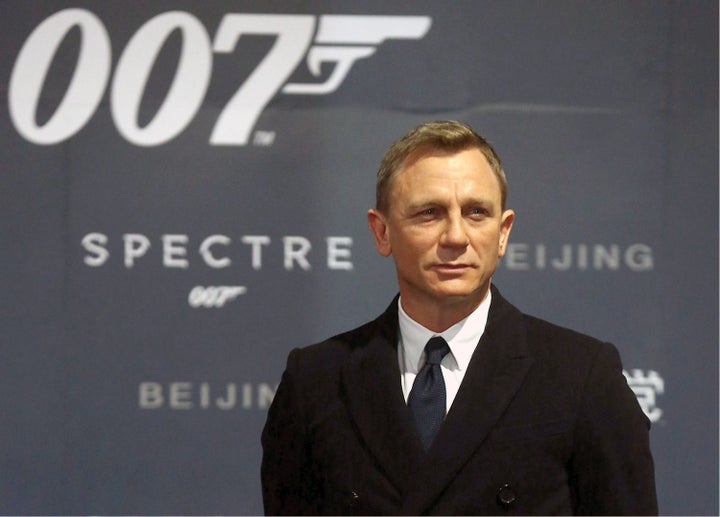 Daniel Craig attends the Beijing "Spectre" premiere in November 2015.