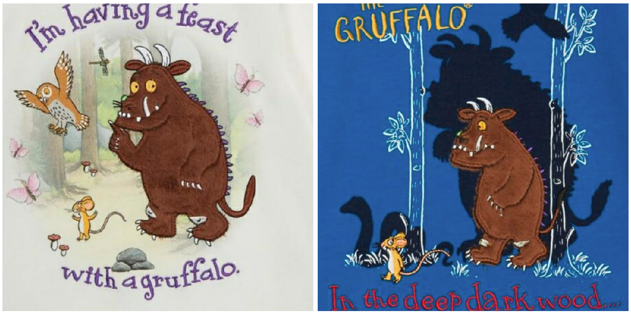 gruffalo pyjamas tesco
